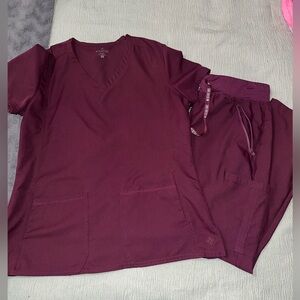 Size Medium Petite Med Couture Scrub Set
